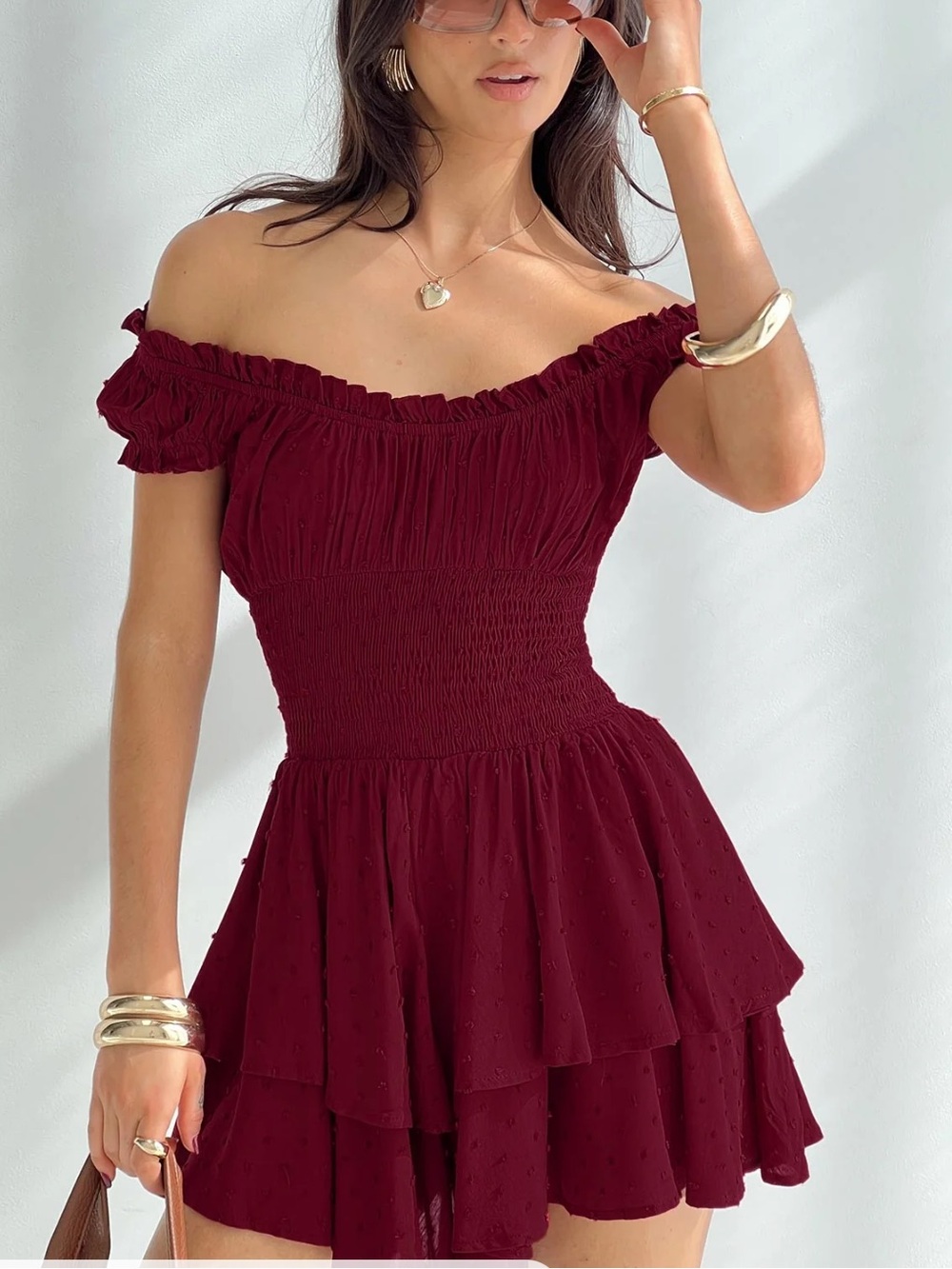 Princess Polly Love Galore Romper NWT